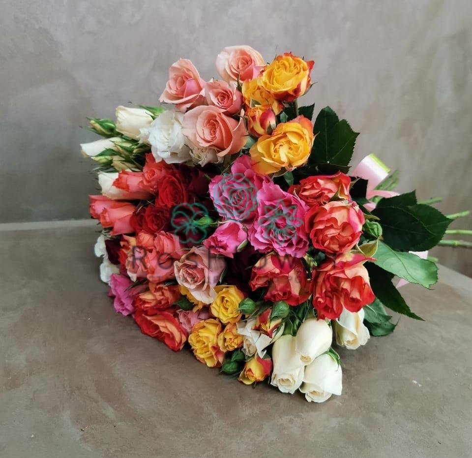 Букет цветов из: Розы в Придорожной