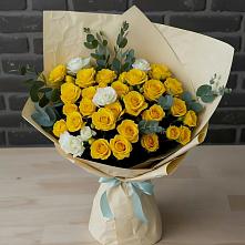 Букет цветов из:  Розы в Придорожной