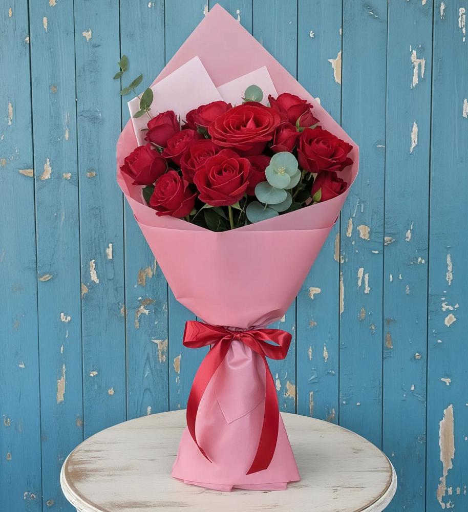 Букет цветов из: Розы в Придорожной