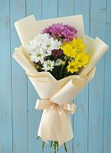 Букет цветов из:  Хризантемы в Придорожной