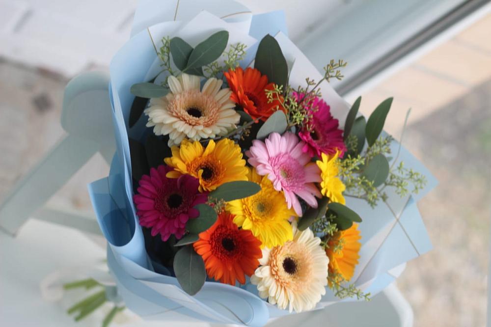 Букет цветов из: Герберы в Придорожной