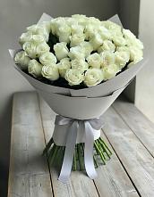 Букет 35 Белых роз в Придорожной