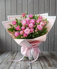 Букет Розовый кустик в Придорожной