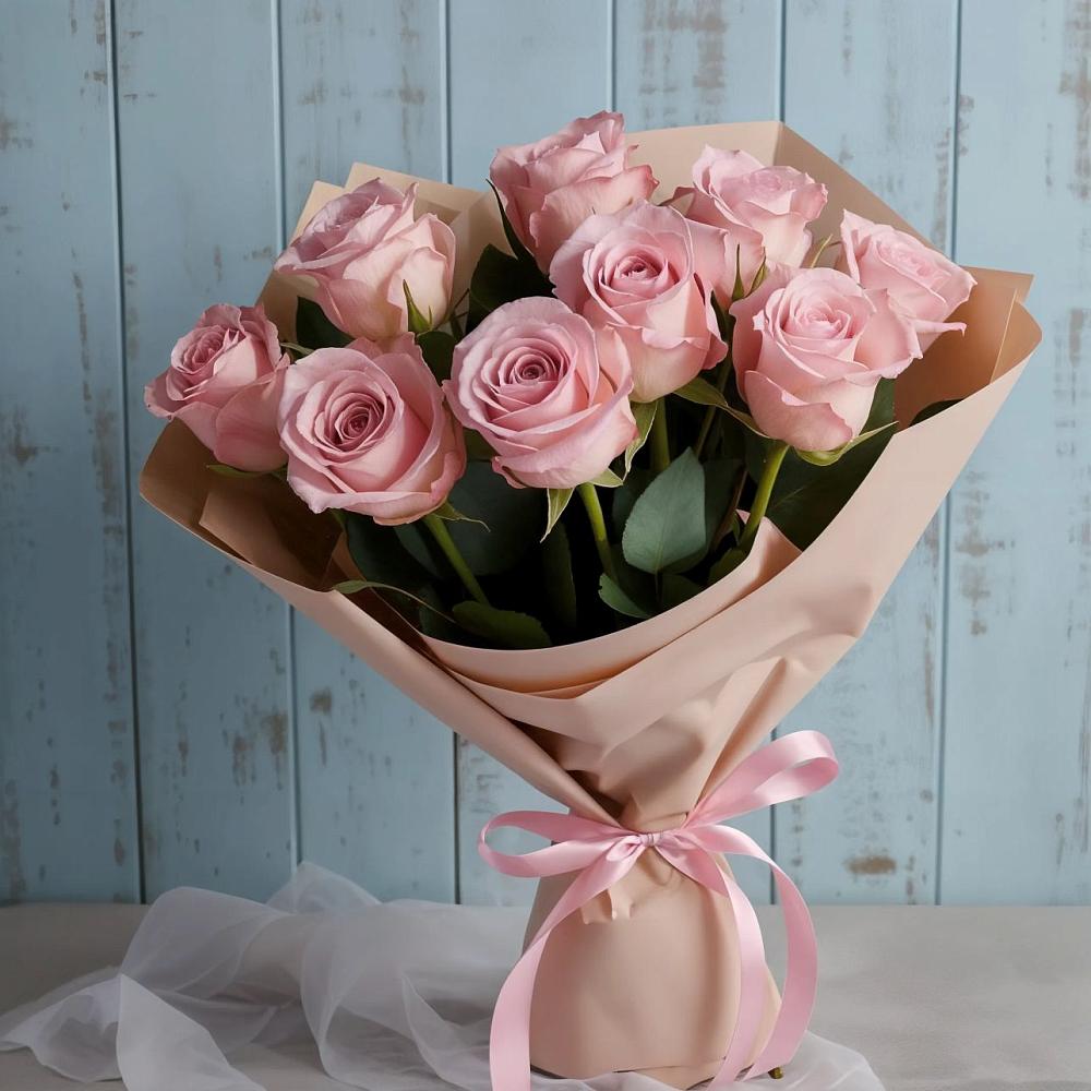 Букет цветов из: Розы в Придорожной