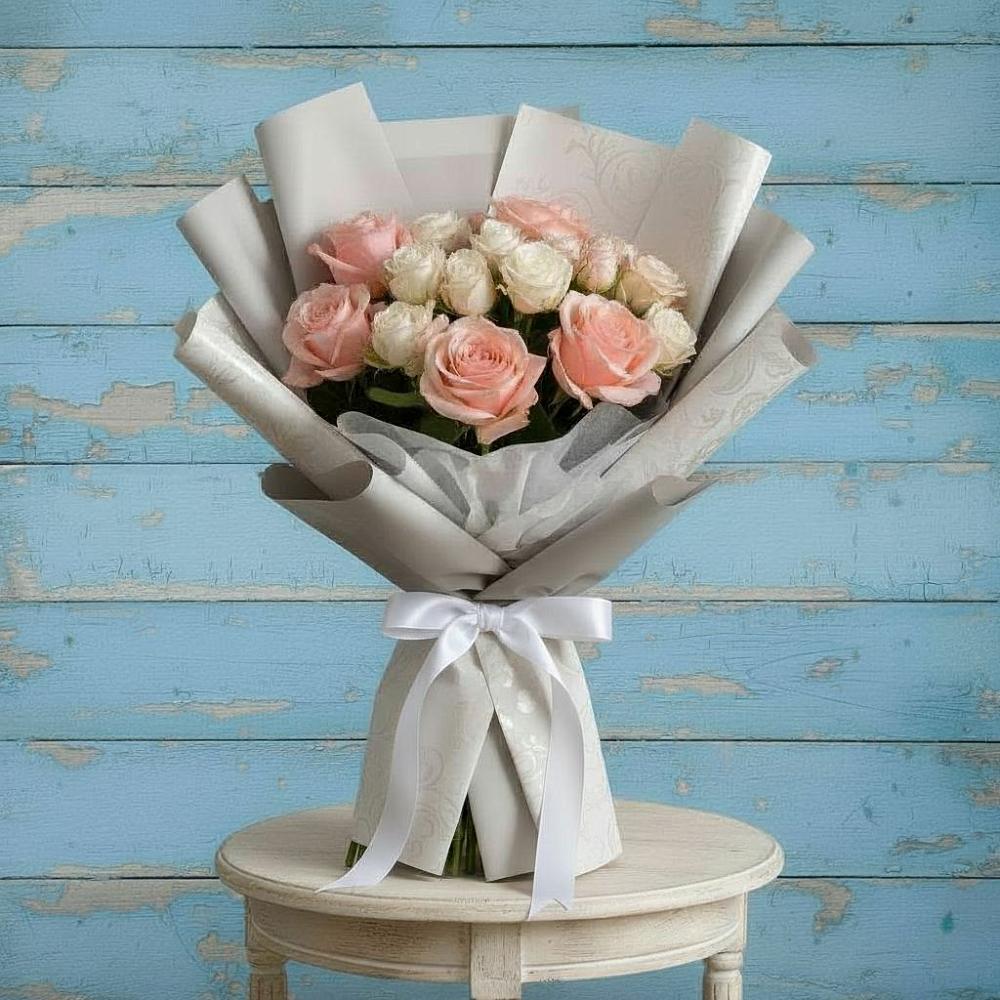 Букет цветов из: Розы в Придорожной