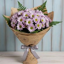 Букет цветов из:  Хризантемы в Придорожной