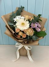 Букет цветов из:  Герберы и Хризантемы в Придорожной