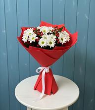 Букет цветов из:  Хризантемы в Придорожной