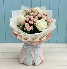 Букет цветов из:  Розы в Придорожной