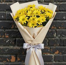 Букет цветов из:  Хризантемы в Придорожной
