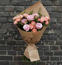 Букет цветов из:  Розы в Придорожной