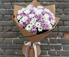 Букет цветов из:  Хризантемы в Придорожной
