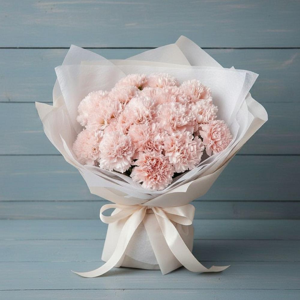 Букет цветов из: Гвоздики в Придорожной