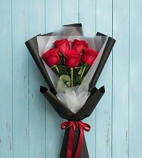 Букет цветов из:  Розы в Придорожной