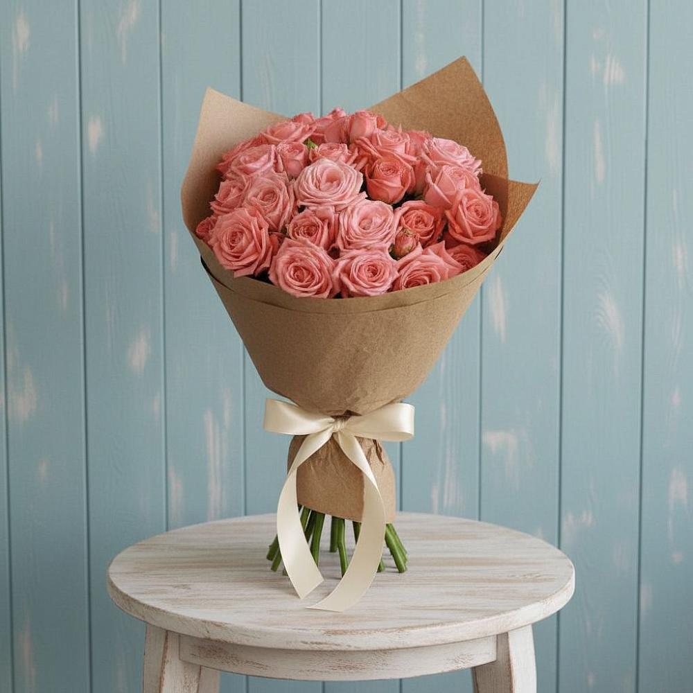 Букет цветов из: Розы в Придорожной