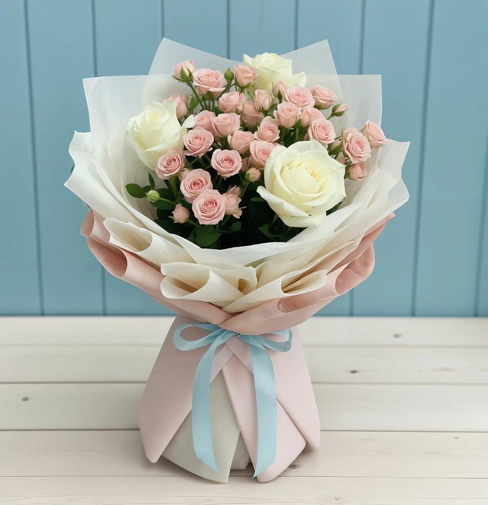 Букет цветов из: Розы в Придорожной